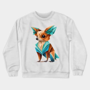 Fictional origami animal #24 Crewneck Sweatshirt